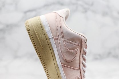 Womens Air Force 1 Soft Pink Light Gum swoosh