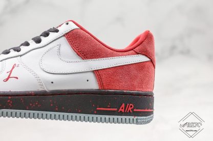 AF1 White Red Suede for sale