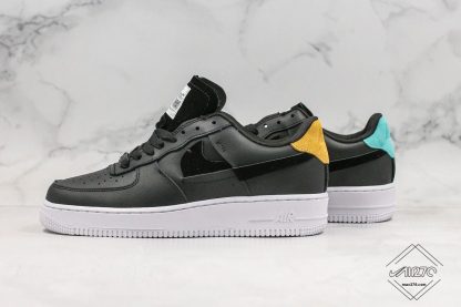 Black Nike Air Force 1 07 Lux Vandalized Inside Out