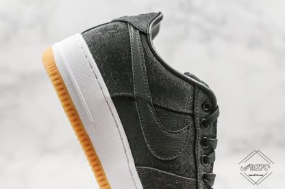 CLOT x Nike Air Force 1 Black Silk for sale