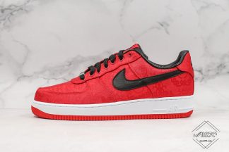 Clot x Nike Air Force 1 AF1 Premium Red Black