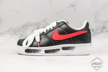 G-Dragon x Air Force 1 07 Para-noise Black Red