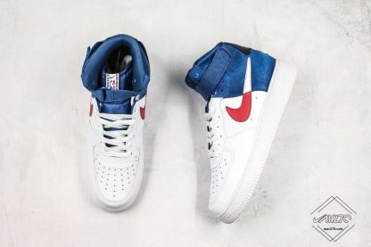 NBA x Nike Air Force 1 High Clippers tongue