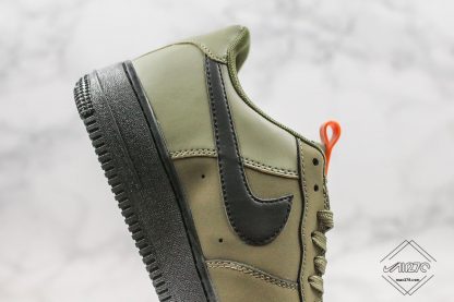 Nike Air Force 1 07 Medium Olive Black-Starfish