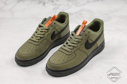 Nike Air Force 1 07 Medium Olive Orange