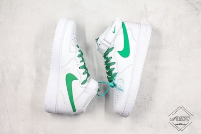 Nike Air Force 1 07 Mid White Green 3M Shoes