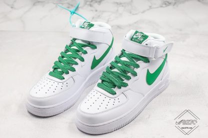 Nike Air Force 1 07 Mid White Green 3M sneaker
