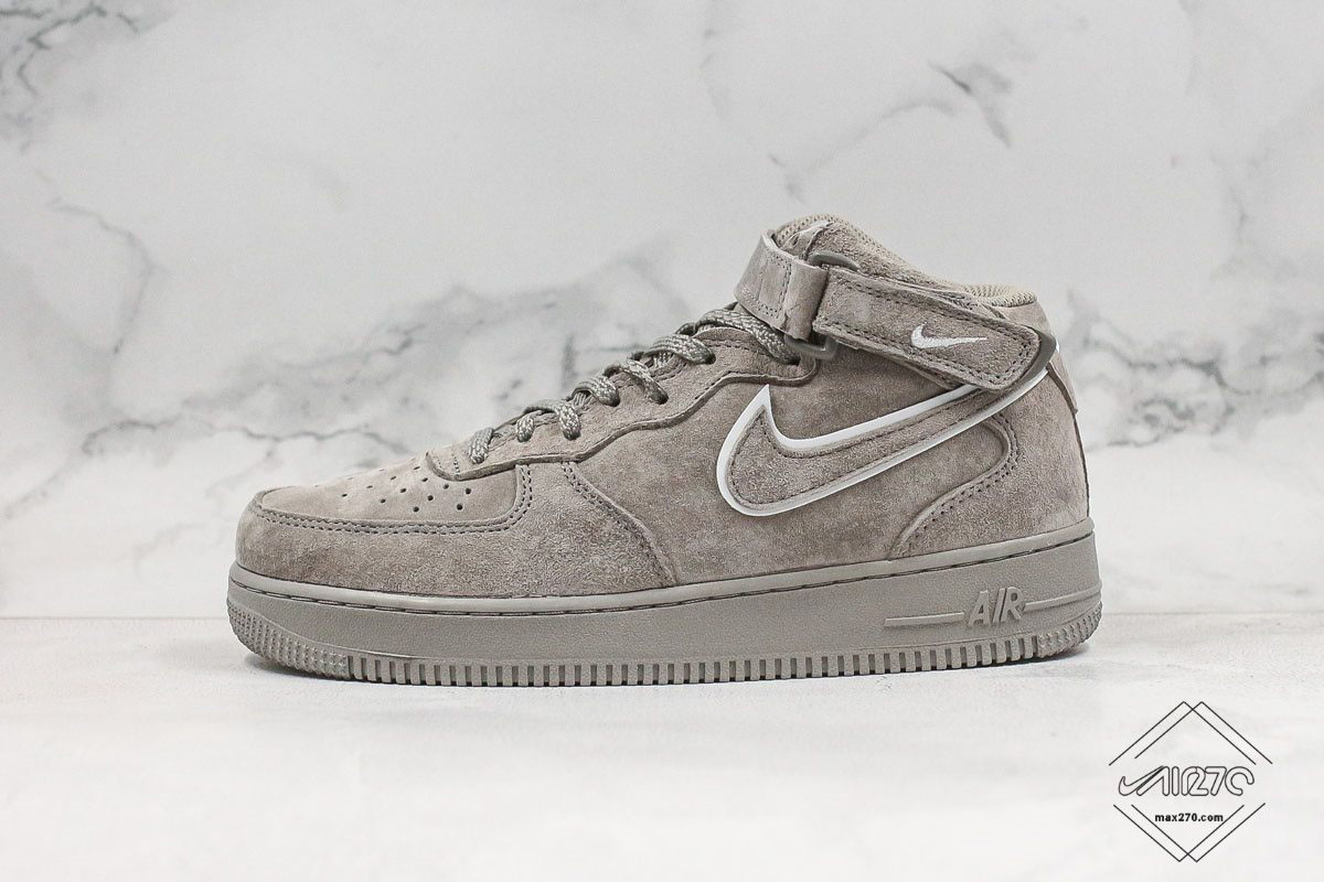 nike air force 1 grey high