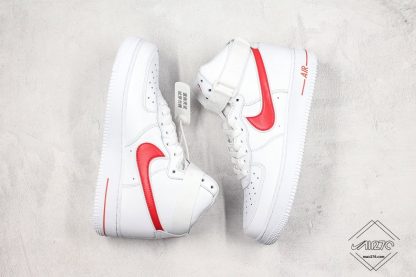 Nike Air Force 1 High White University Red sneaker