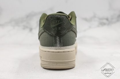 Nike Air Force 1 SE Nylon Cargo Green Heel