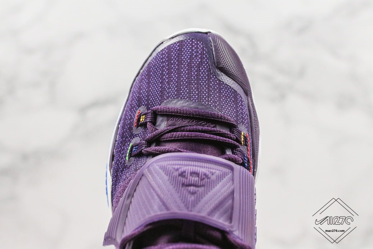 kyrie 6 purple on feet