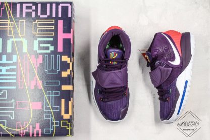 Nike Kyrie 6 Enlightenment Grand Purple tongue