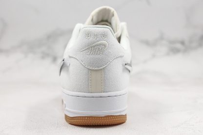 Travis Scott x Air Force 1 Low Sail heel