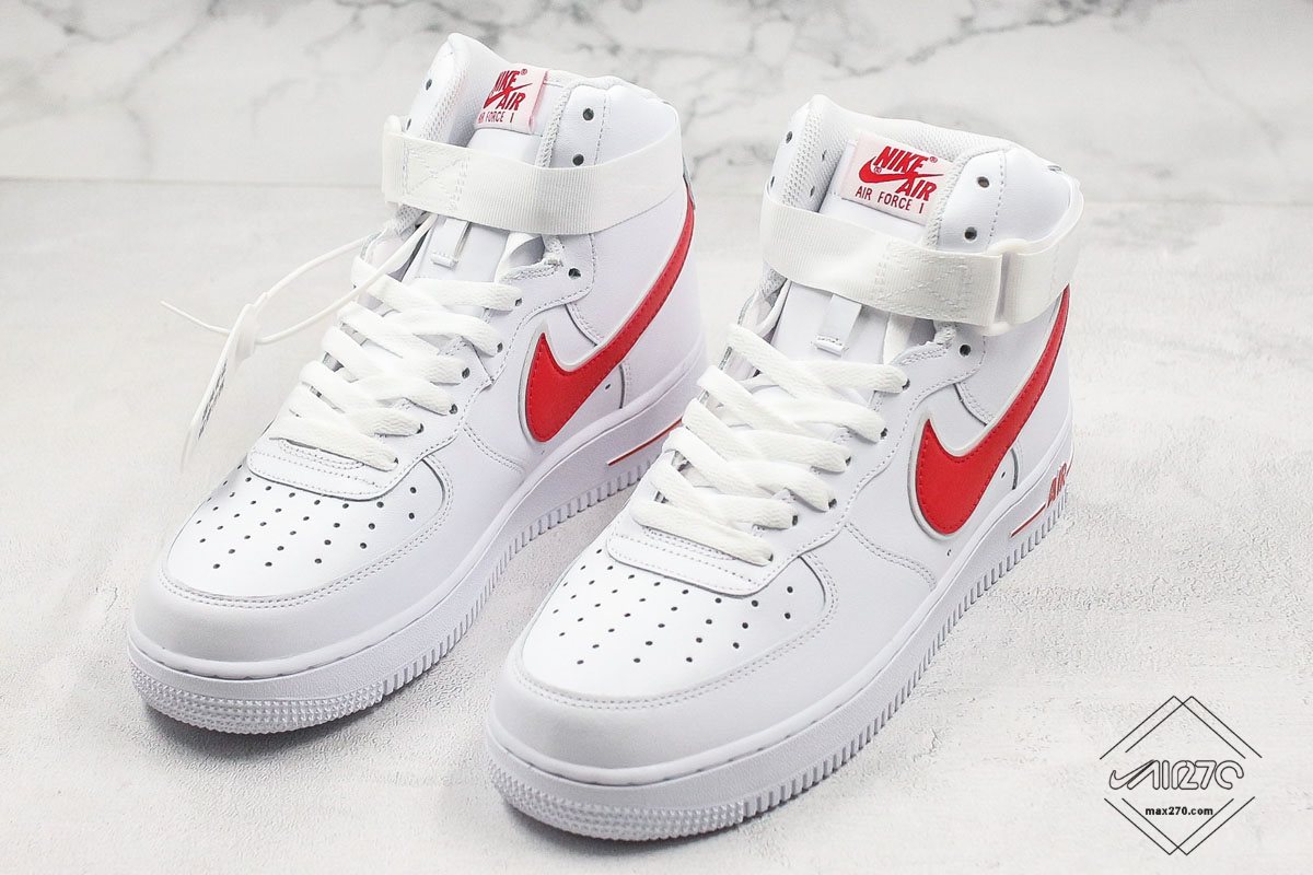 Nike SF Air Force 1 High White University Red