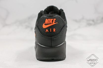 Air Max 90 Halloween Black Orange nike air heel