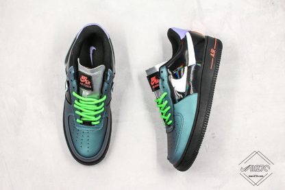 Joker Air Force 1 Vandalized Vibrant Neon