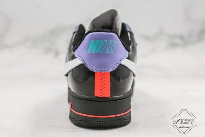 Joker Air Force 1 Vandalized purple heel