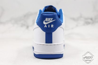 Nike Air Force 1 Low White Navy heel