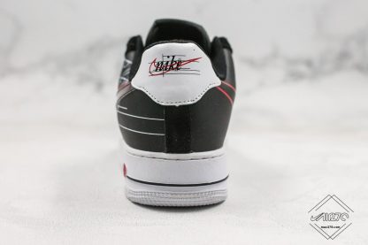 Nike Air Force 1 Script Swoosh Pack Black heel