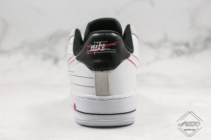 Nike Air Force 1 Script Swoosh Pack White heel