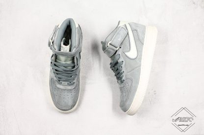 Nike Air Force1 Mid 07 3M Grey Suede for sale