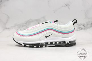 Wmns Nike Air Max 97 White Pink Aurora Green