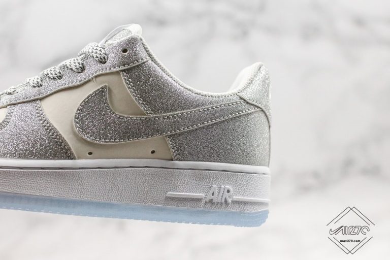 white glitter air force 1