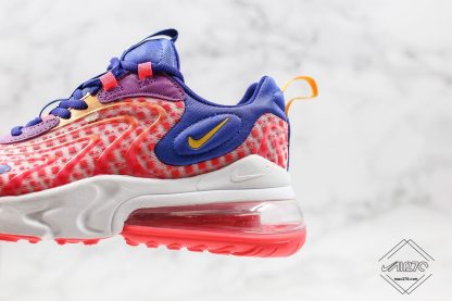 Air Max 270 React ENG Laser Crimson Royal Blue sole