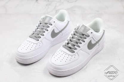 Air Force 1 Low White Silver Swoosh 3M for sale