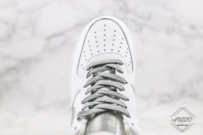 Air Force 1 Low White Silver Swoosh 3M upper
