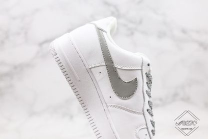 Air Force 1 Low White Silver Swoosh look