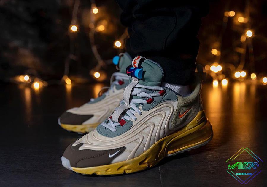 Max 270 React Travis Scott On Feet Look