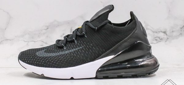 Mens Air Max 270 Flyknit Black/White