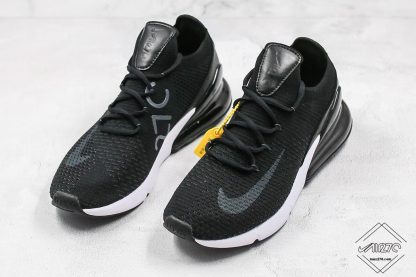 Mens Air Max 270 Flyknit Black White for sale