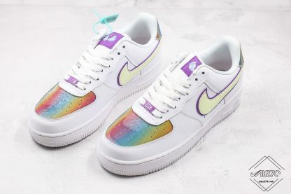 Nike Air Force 1 Low Easter 2020 Iridescent upper