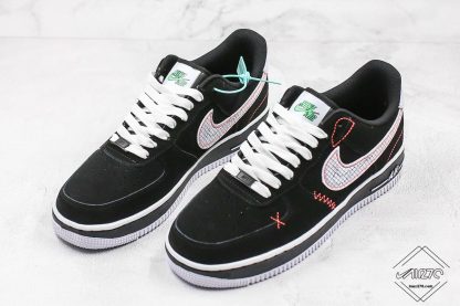 Nike Air Force 1 Low Exposed Stitching black