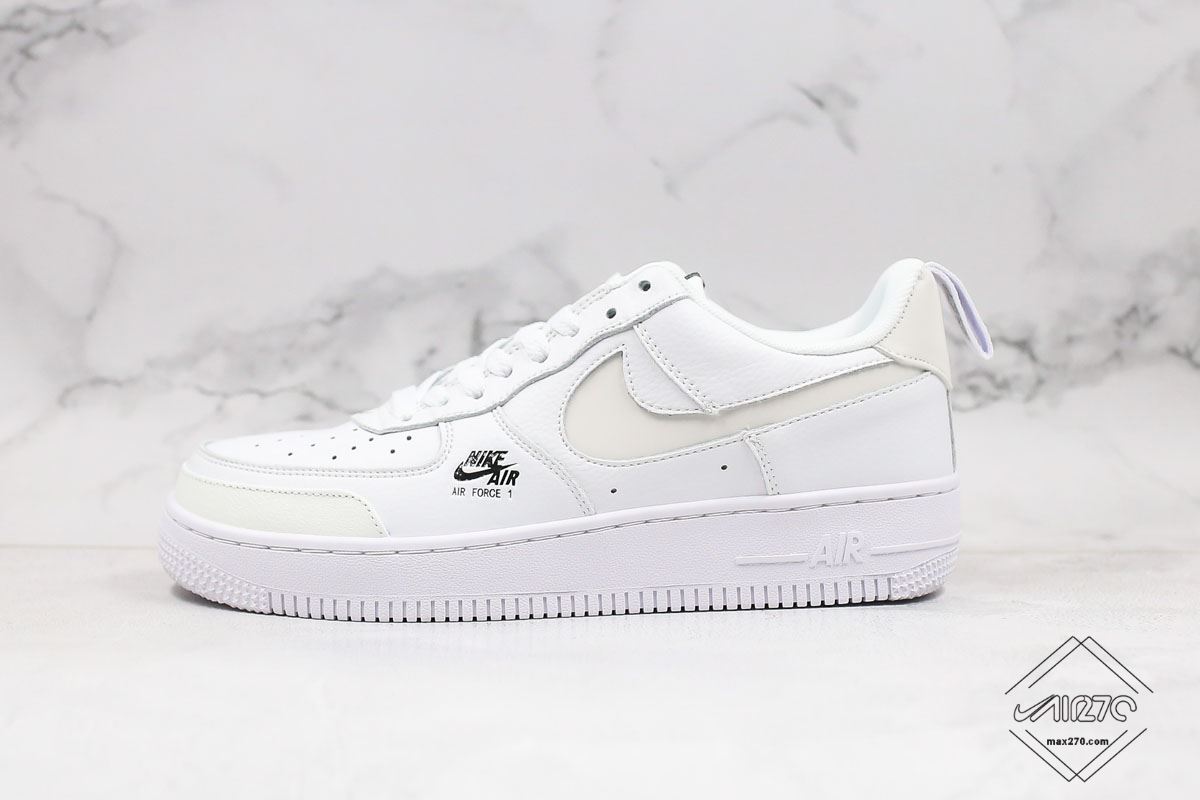Nike Air Force 1 Low Lucid White CV3039-100 3M Reflective Swoosh صندوق تخزين قماش