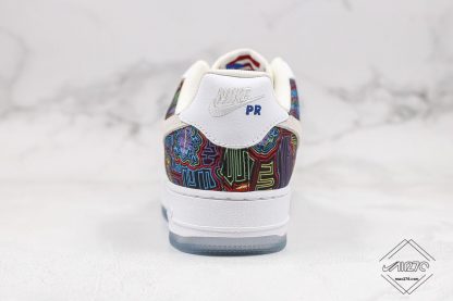 Nike Air Force 1 Low Puerto Rico heel