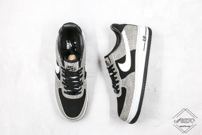 Nike Air Force 1 Low Snakeskin Cocoa black upper