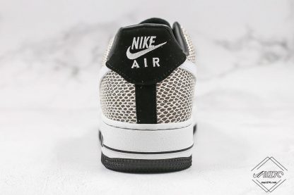 Nike Air Force 1 Low Snakeskin Cocoa heel