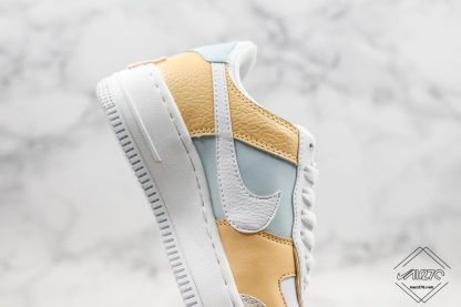 Nike Air Force 1 Shadow Spruce Aura white swoosh