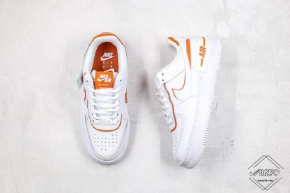 Nike Air Force 1 Shadow Total Orange tongue