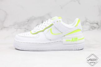 Nike Air Force 1 Shadow White Lemon Venom Volt