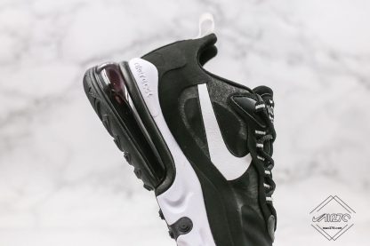 Nike Air Max 270 React Punk Rock Black White Swoosh