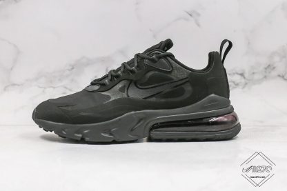 Nike Air Max 270 React Triple Black Oil Grey