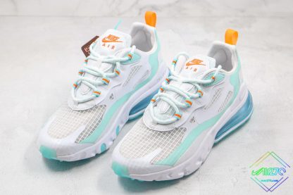 Nike Air Max 270 React White Jade Frosted Spruce for sale