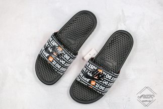 Nike Benassi JDI Just Do it Print Slide Black