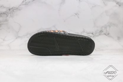 Nike Benassi JDI Just Do it Print Slide Black bottom sole