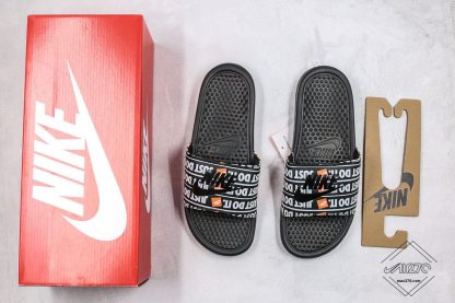 Nike Benassi JDI Just Do it Print Slide Black for sale