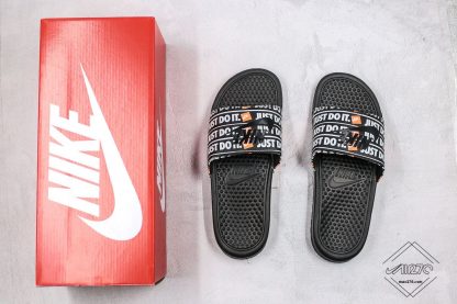 Nike Benassi JDI Just Do it Print Slide Black free shipping